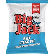 Big Jack Pre-Baked Pie Beef Steak 12 x 160g