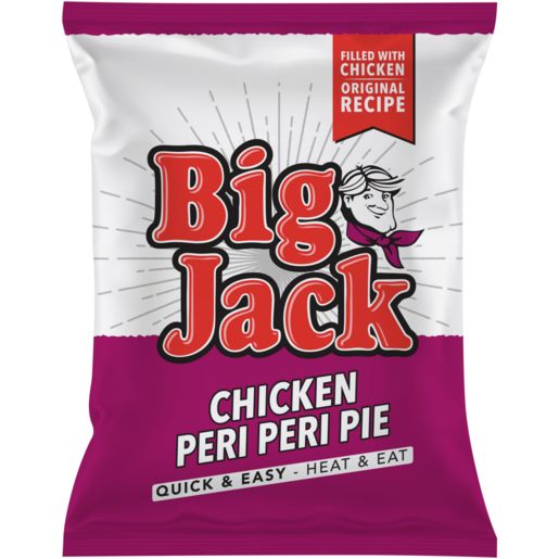Big Jack Pre-Baked Pie Chicken Peri Peri 12 x 160g