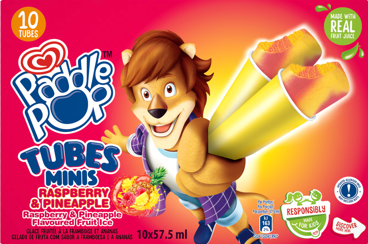 Paddle Pop MP Pineapple Raspberry