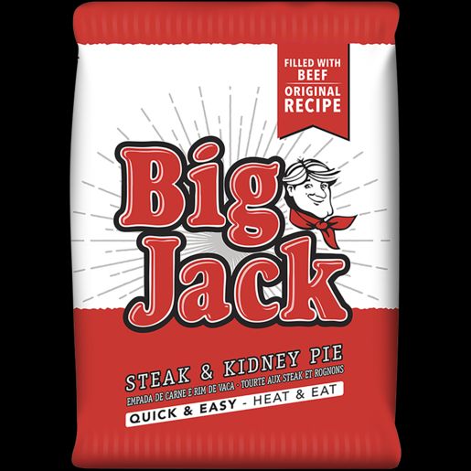 Big Jack Pre-Baked Pie Steak & Kidney 12 x 160g