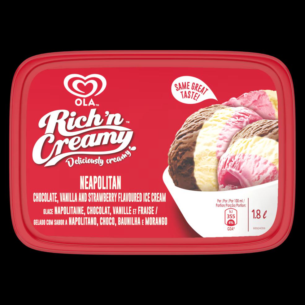 Rich ‘n Creamy Neopolitan